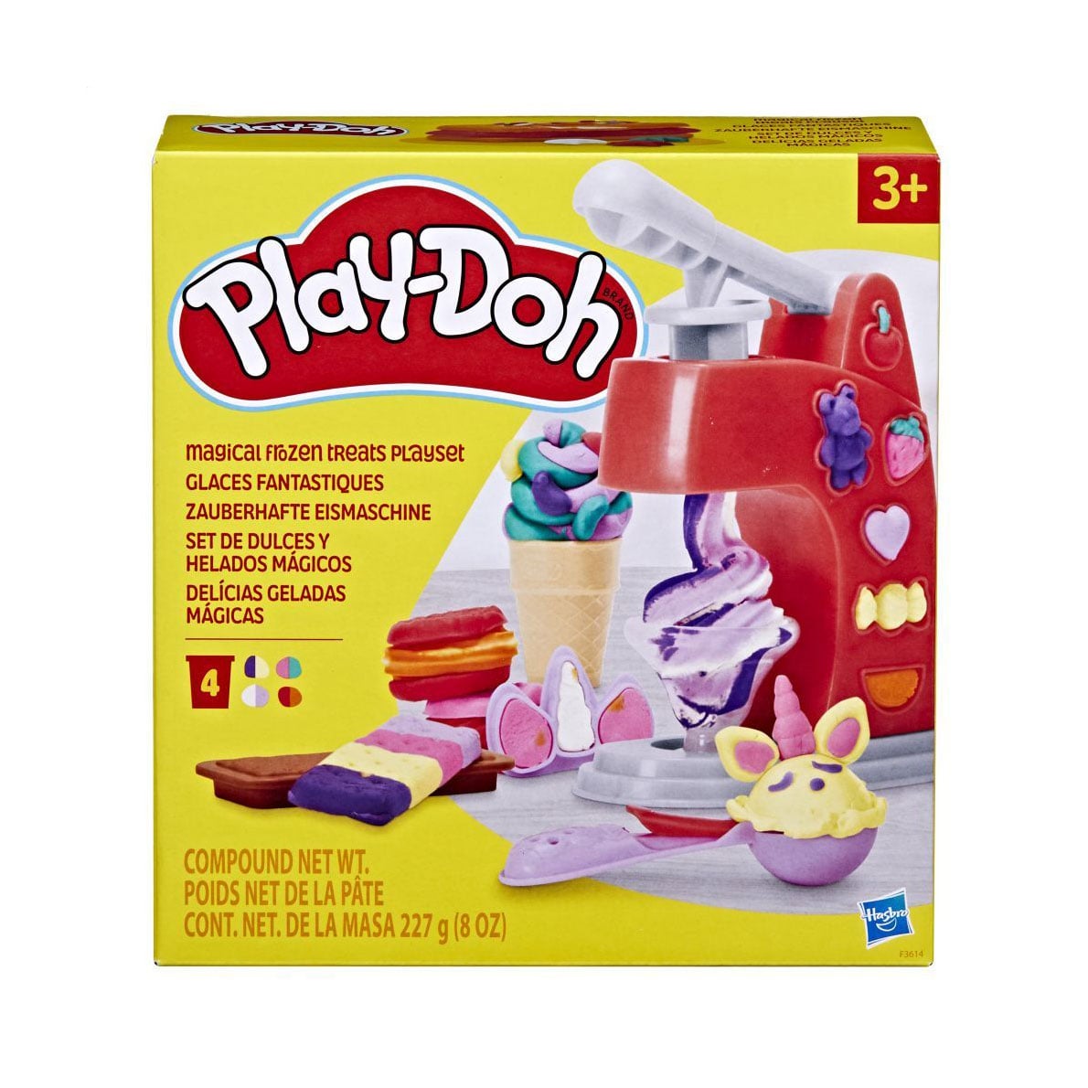 Уцінка! Набір для ліплення Play-Doh Magical Frozen Treats, від 3 років, 4 баночки (F3614)